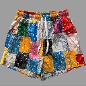 Paisley Patchwork Shorts